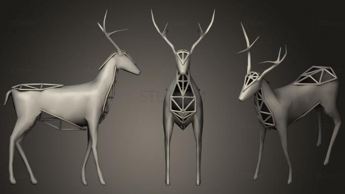 Статуэтки животных Parametric deer